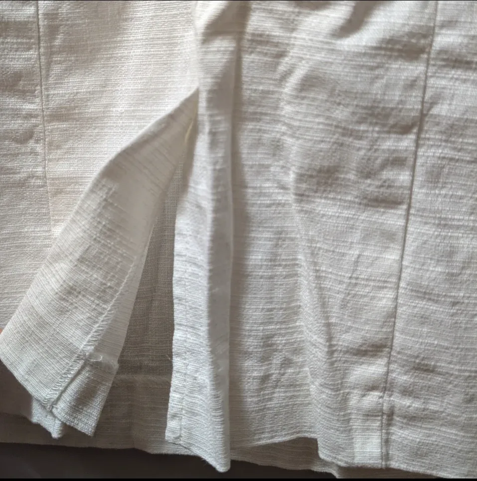 H&M Size 2 White Fringe Dress #cleanout image indicator(6)