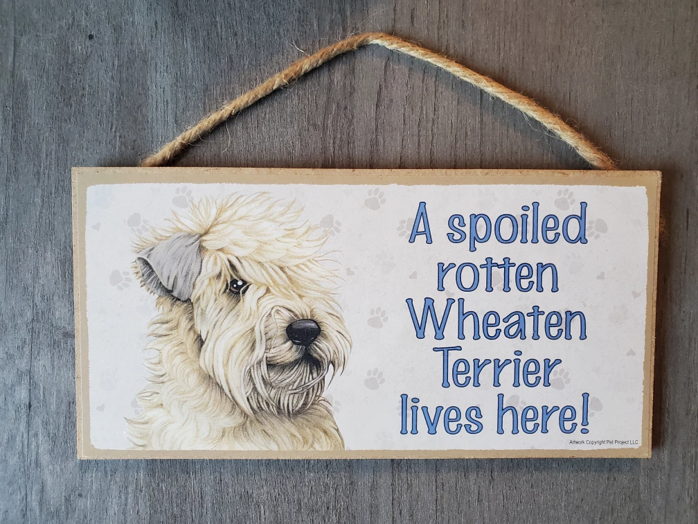 Wheaten Terrier Sign