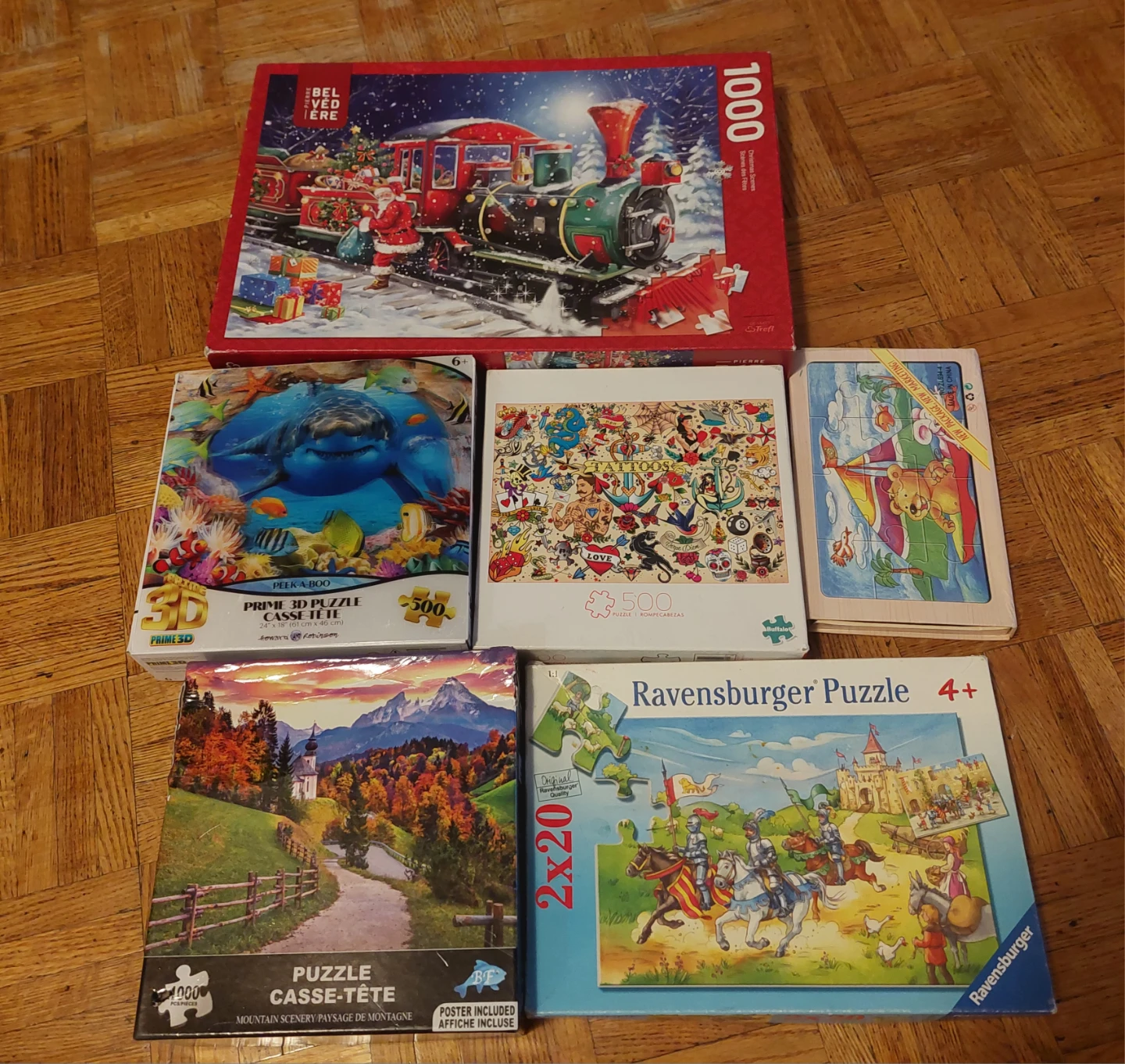 6 Assorted Fun Puzzles
