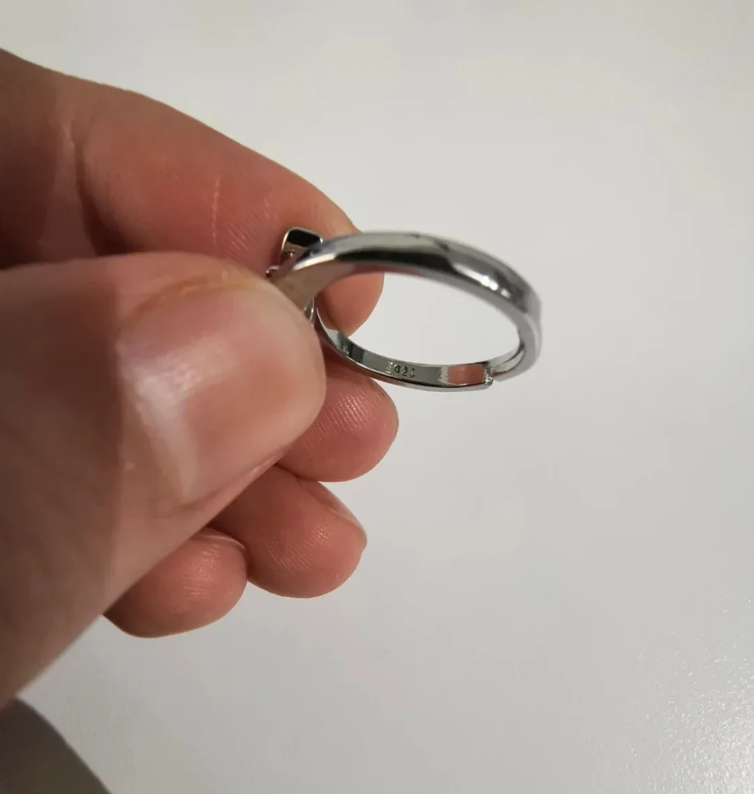 925 Silver Adjustable Ring image indicator(4)