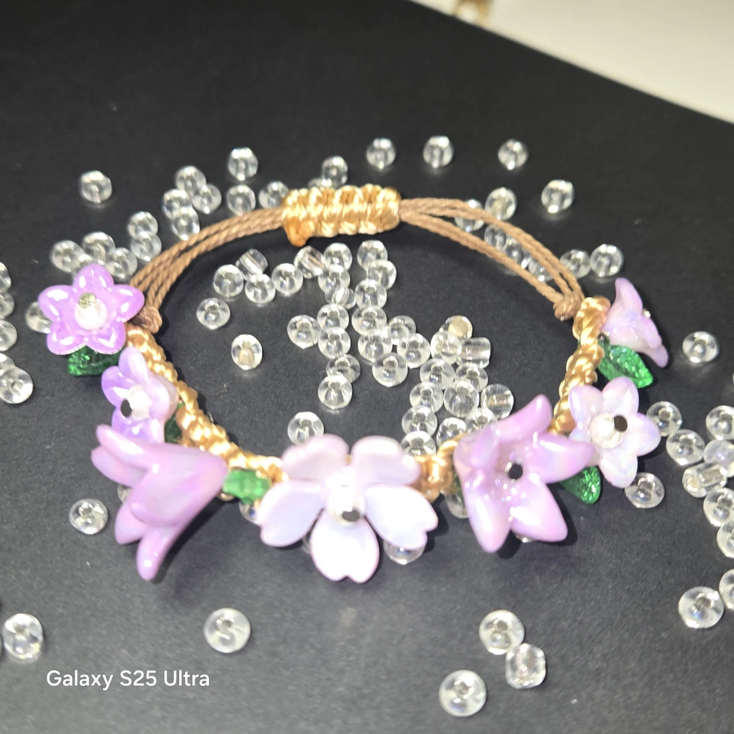 Handmade Floral Bracelet - photo 2