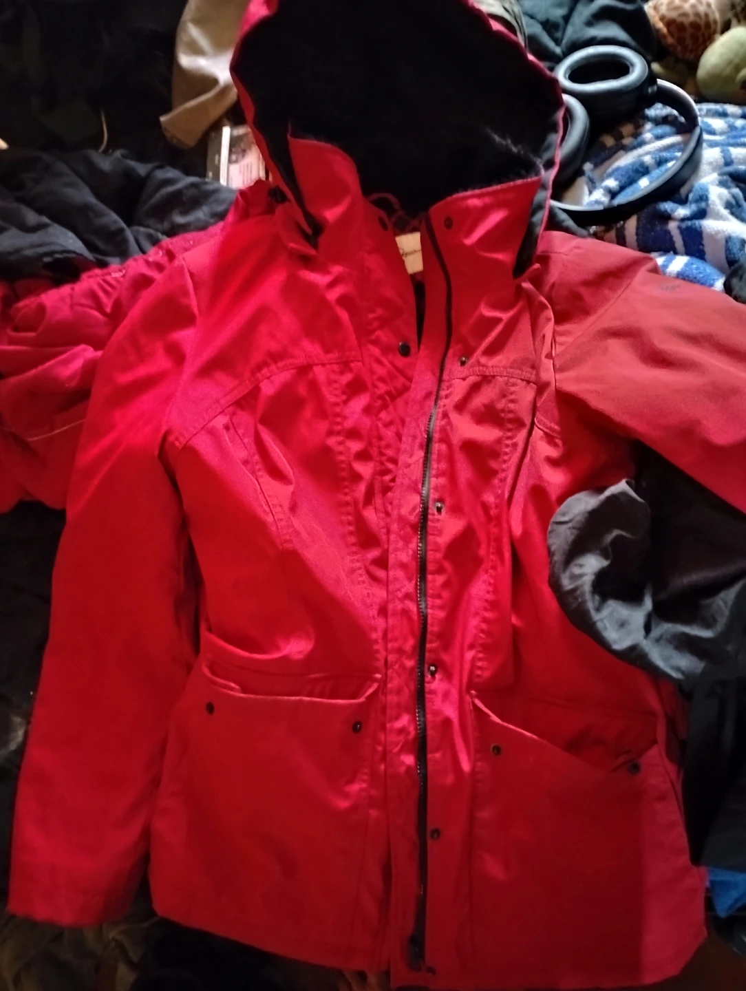 Jessica Simpson Red Winter Parka