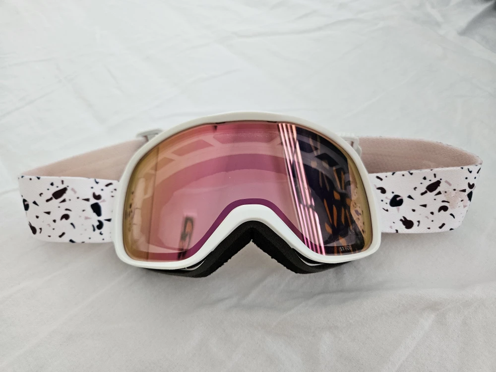 White and pink Snow Goggles - Size S #Cleanout