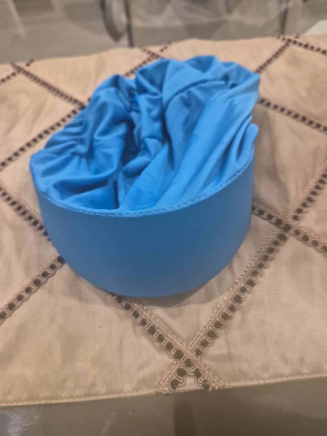 Under Hijab Bonnet Caps - Beige & Blue - photo 2