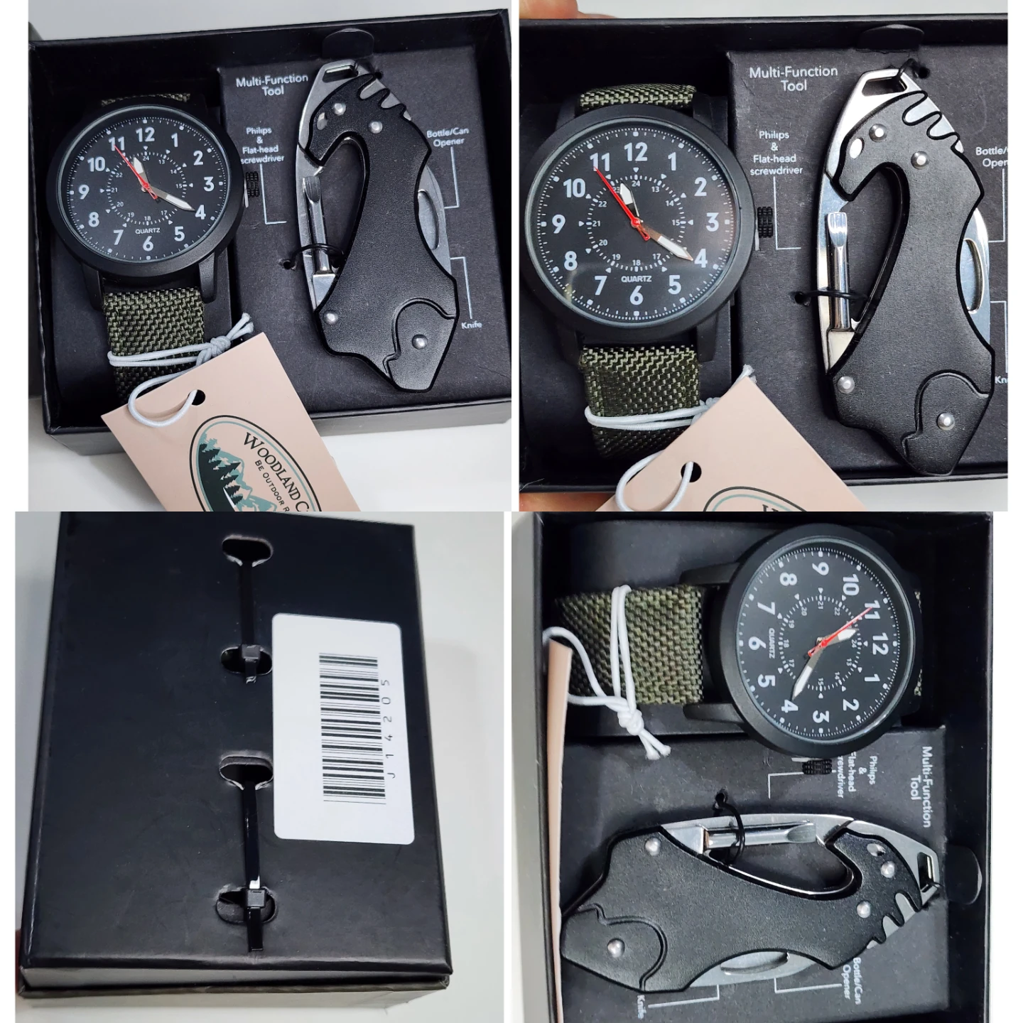Woodland Co. Watch & Multi-Tool Set - New in Box!