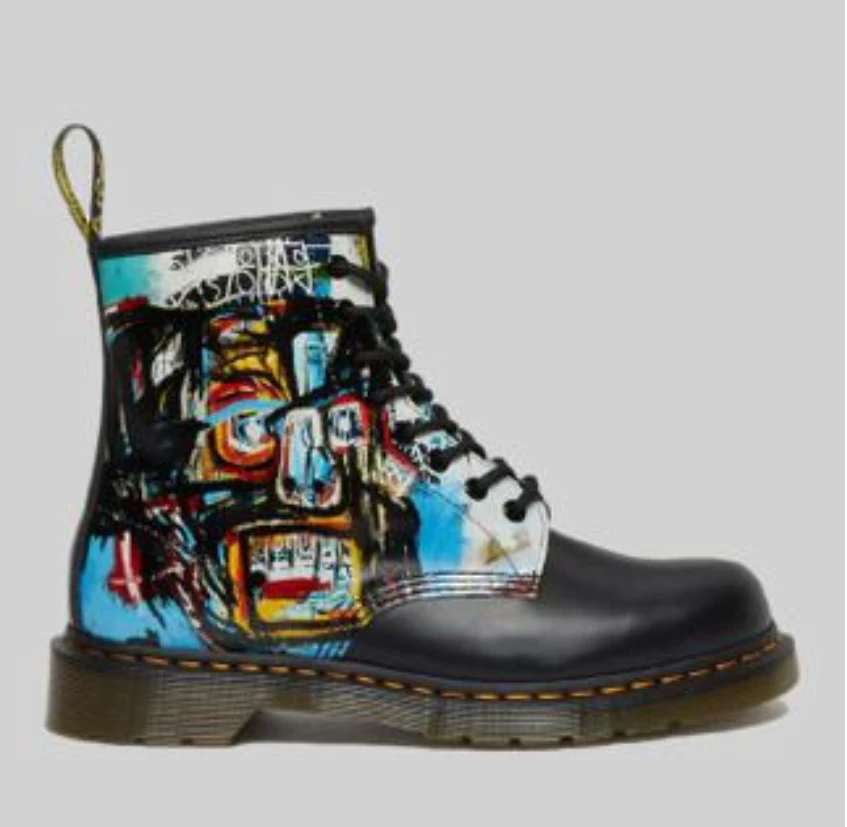 NWT Dr. Martens with Jean-Michel Basquiat