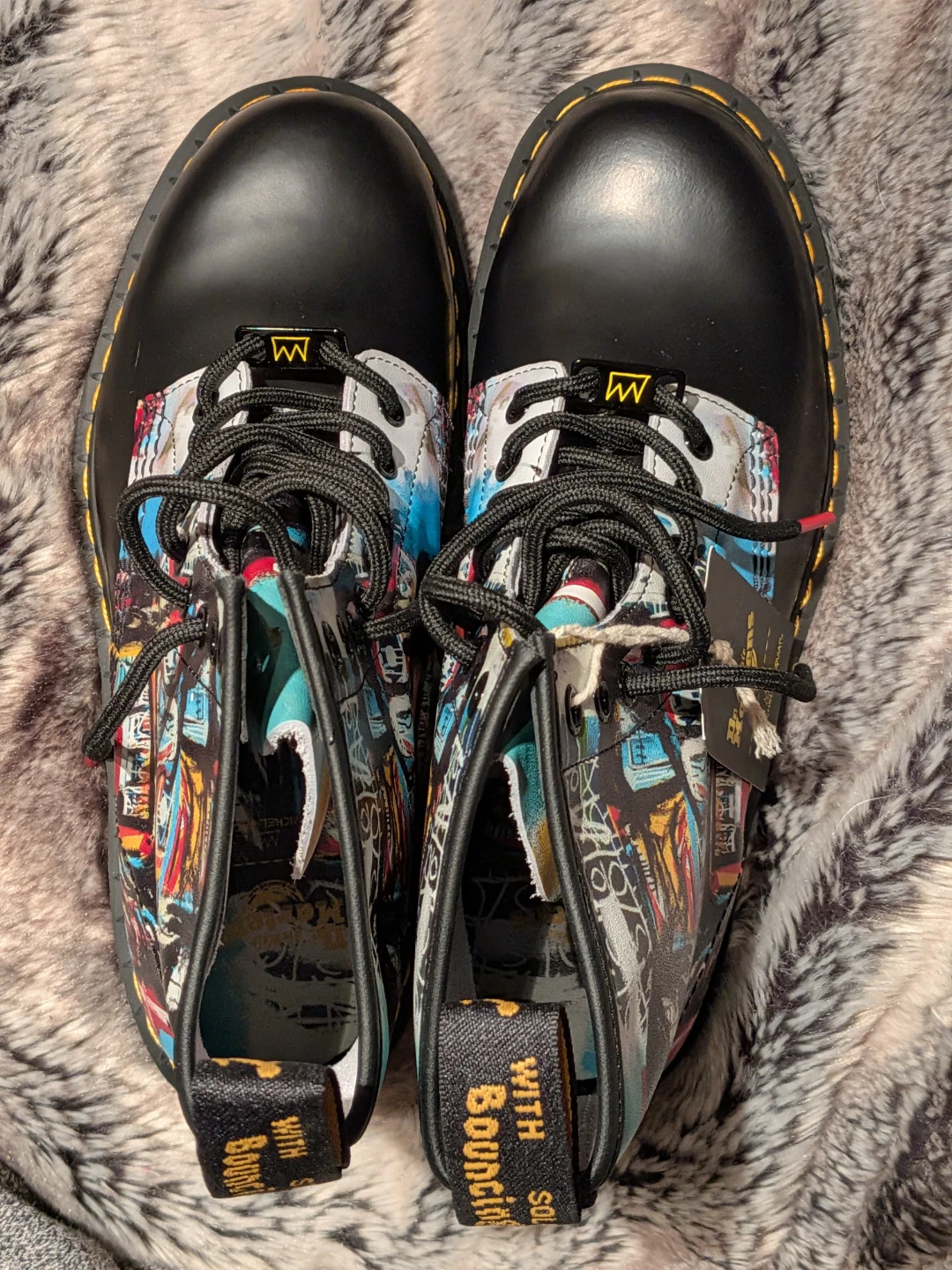 NWT Dr. Martens with Jean-Michel Basquiat - photo 3