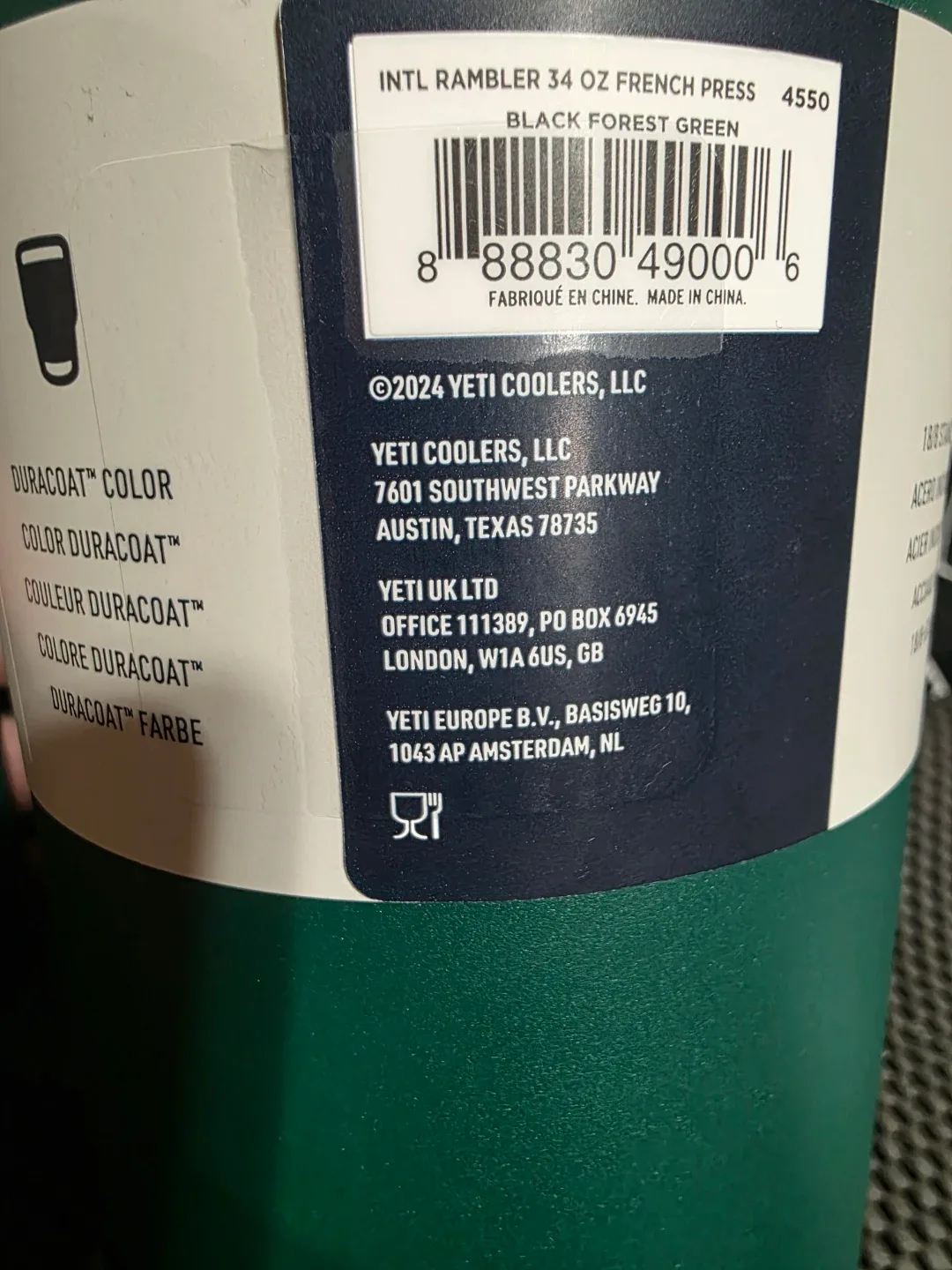 New! YETI  French Press 34oz image indicator(4)