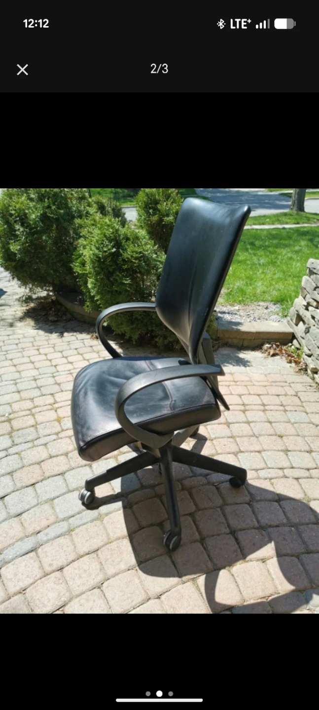 Black Office Chair - Gently Used - photo 3