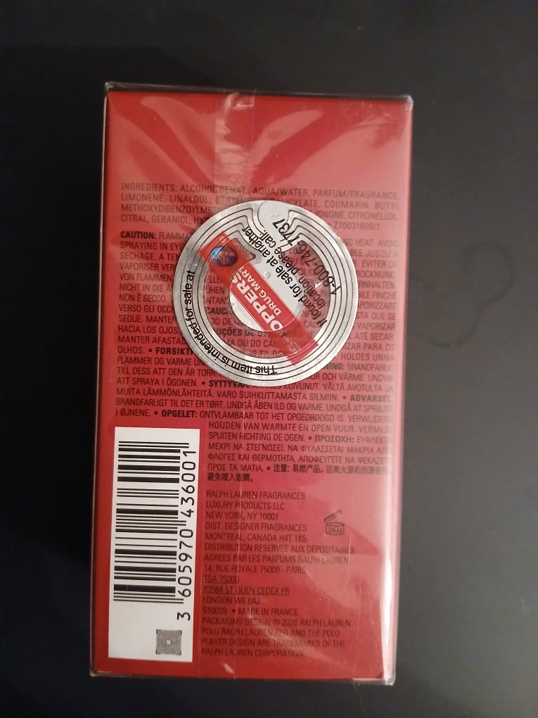 New Ralph Lauren Polo Red Eau De Toilette for Men - photo 2