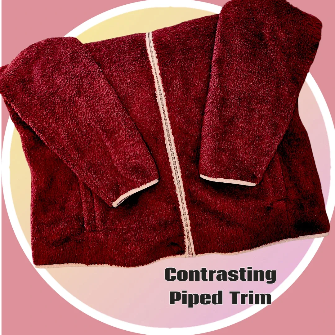 #Cleanout NWOT 3XL Long Cozy Fleece Jacket w 2 Zip Pockets image indicator(2)