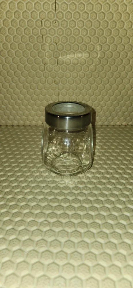 9 Glass spice/food Jars with Lids