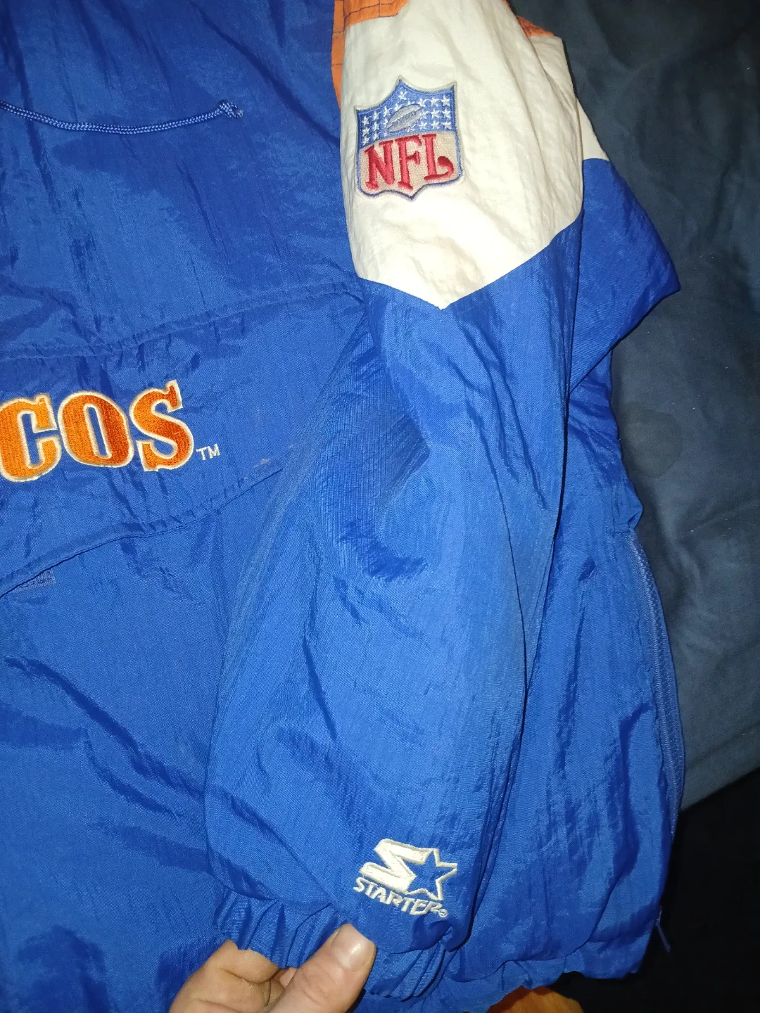 Starter Broncos NFL Pullover Jacket image indicator(6)