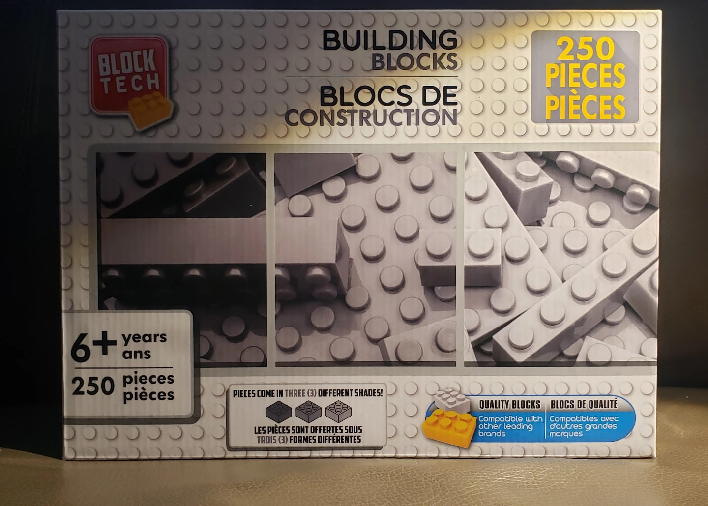 Block Tech Building Blocks - 250 Pieces