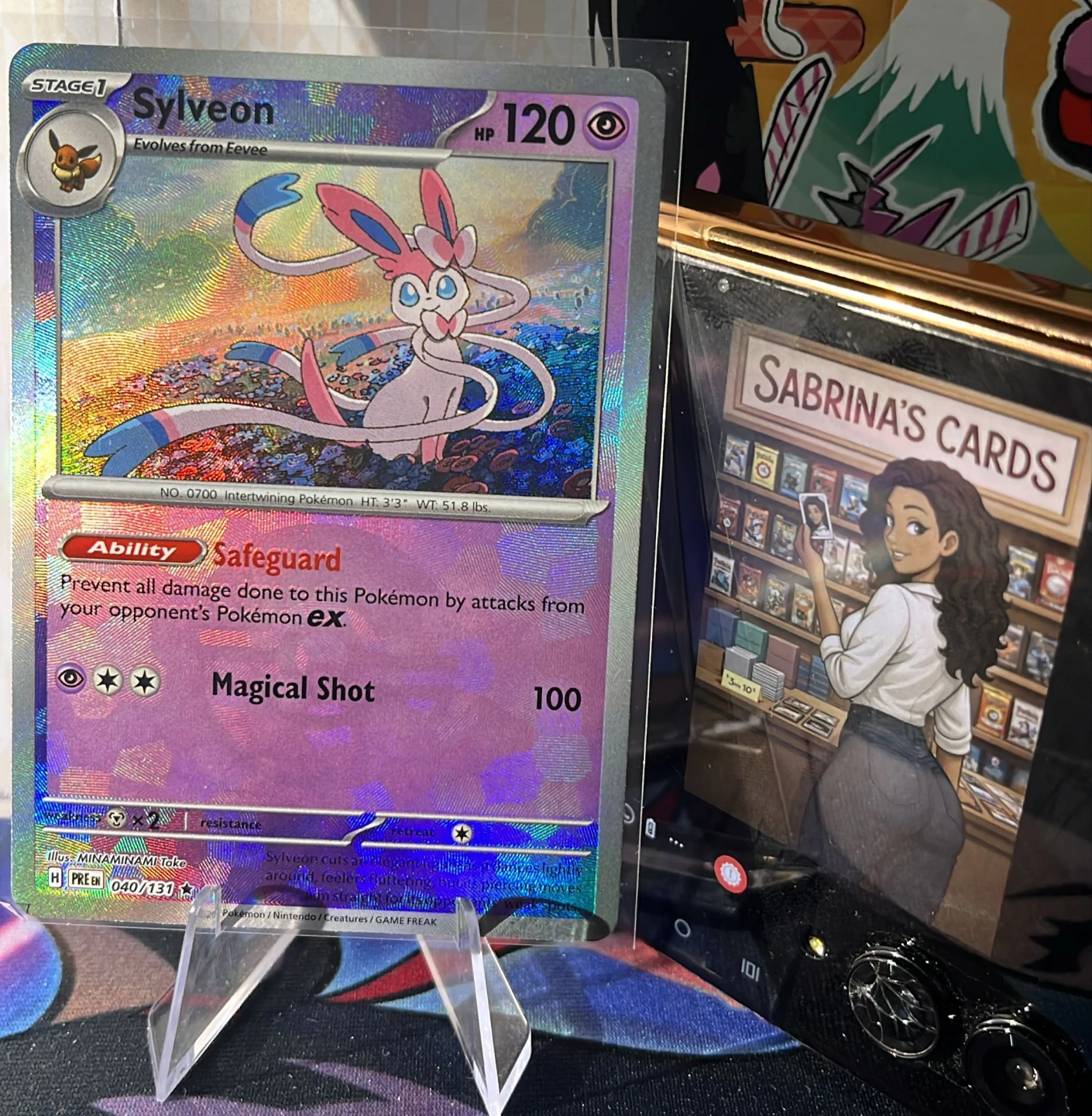 Sylveon Pokémon Card (PokeBall)