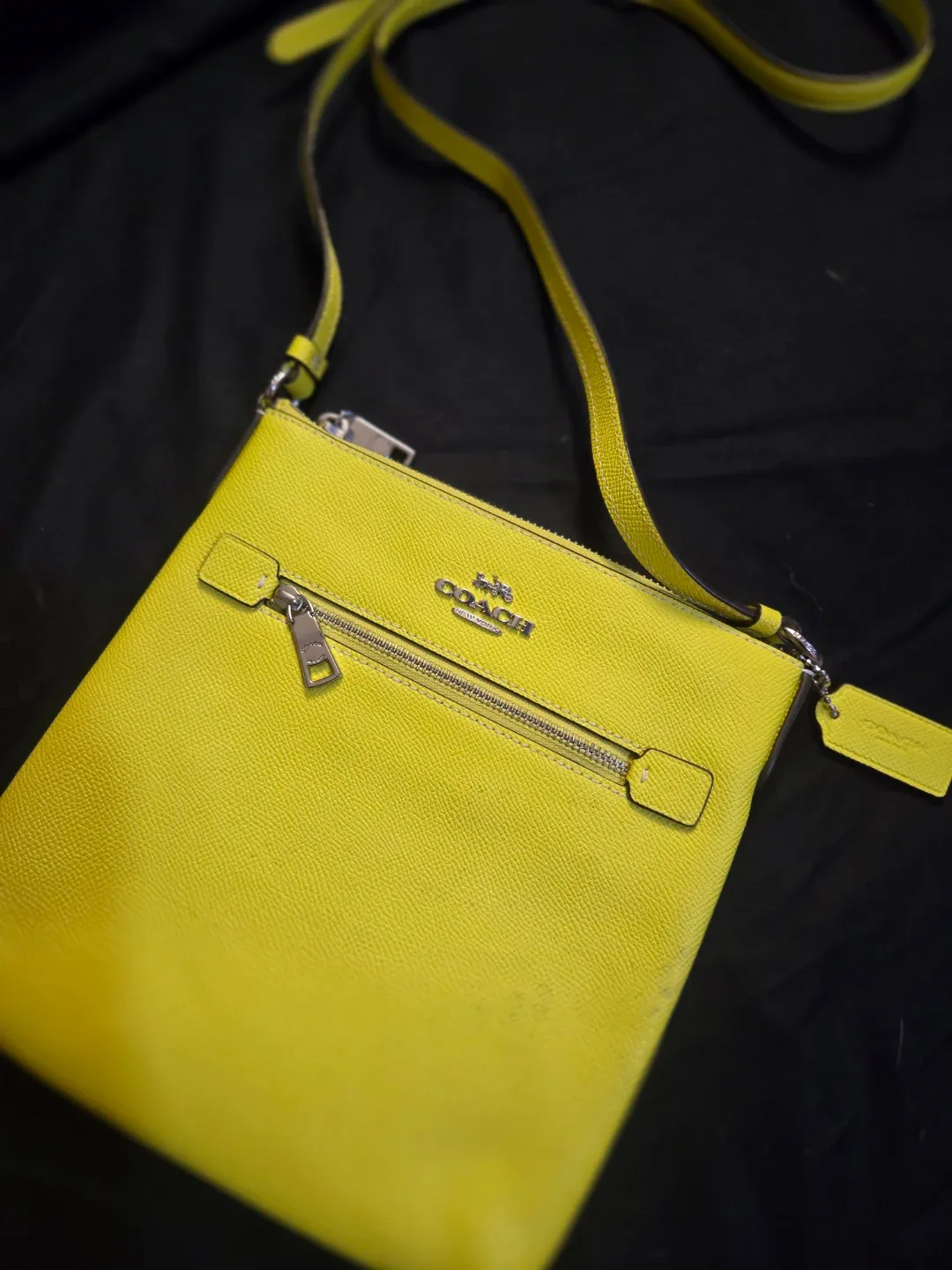 Coach Crossbody Bag - Yellow