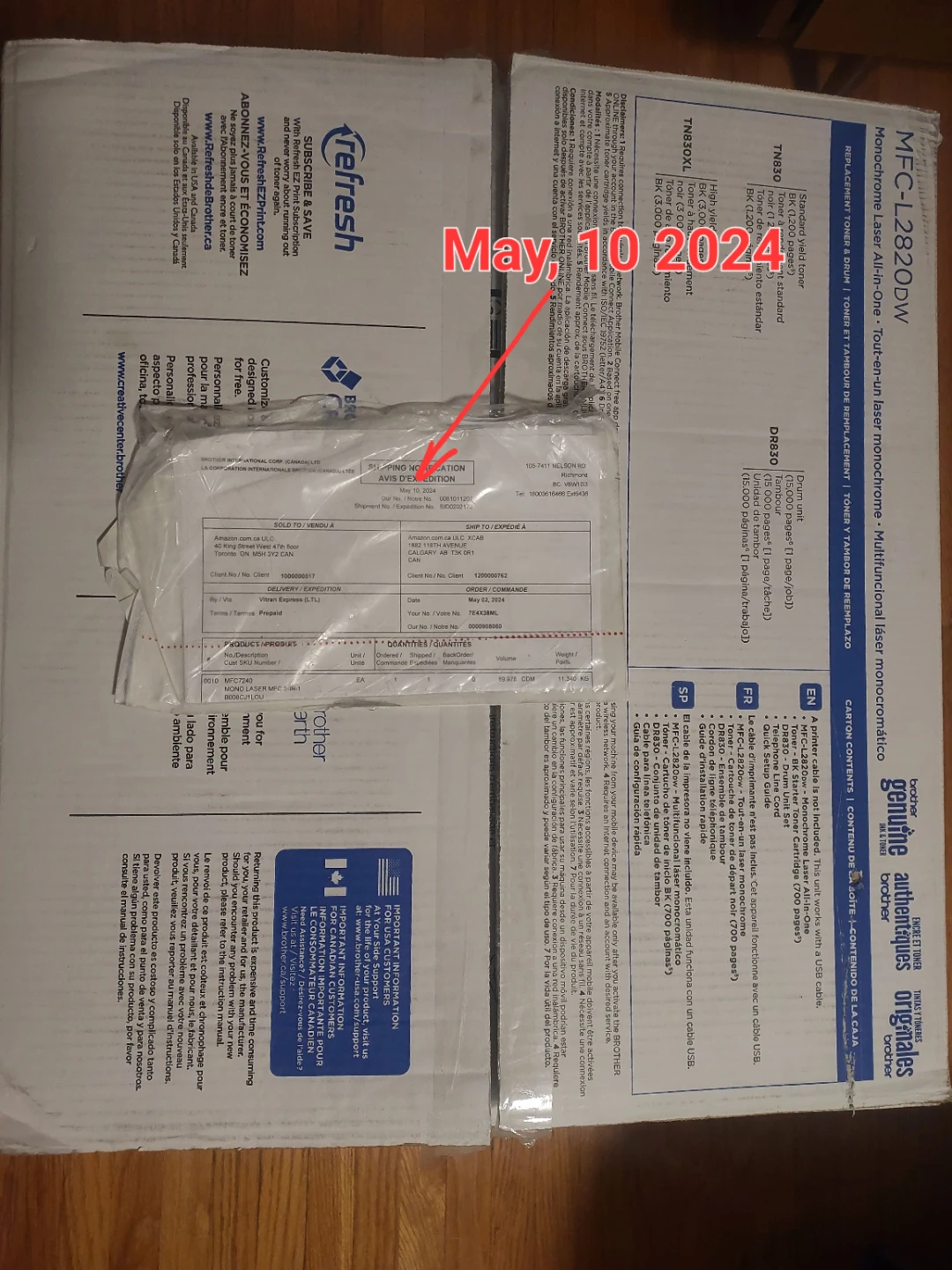 Brother MFC-L2820DW Monochrome Laser Printer
