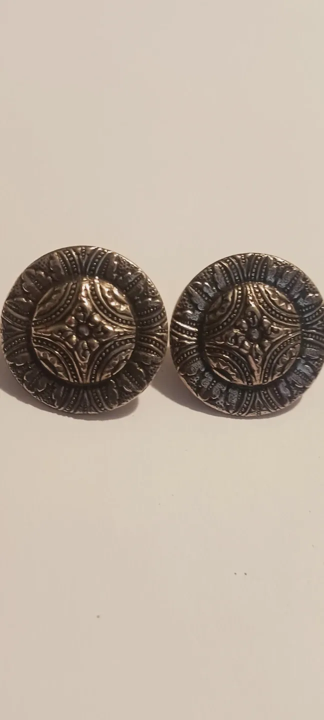 MIRIAM HASKELL SIGNED RARE VINTAGE EARRINGS image indicator(2)