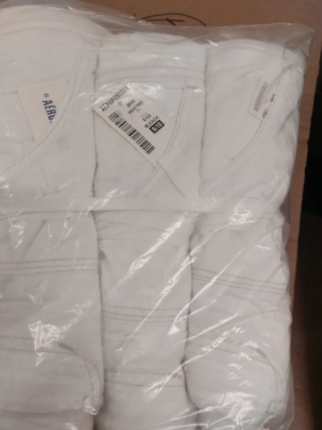 Aeropostale White Tank Tops - Size S