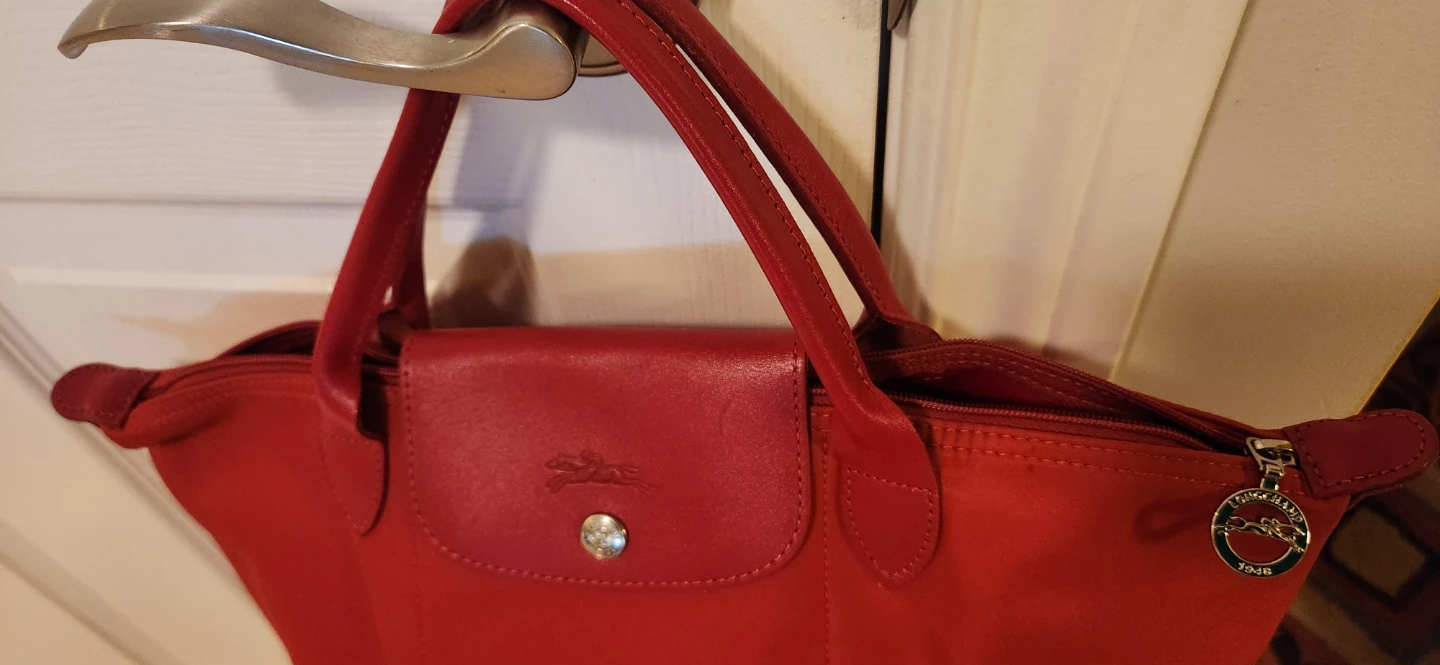 Longchamp Le Pliage Red Tote Bag - photo 3