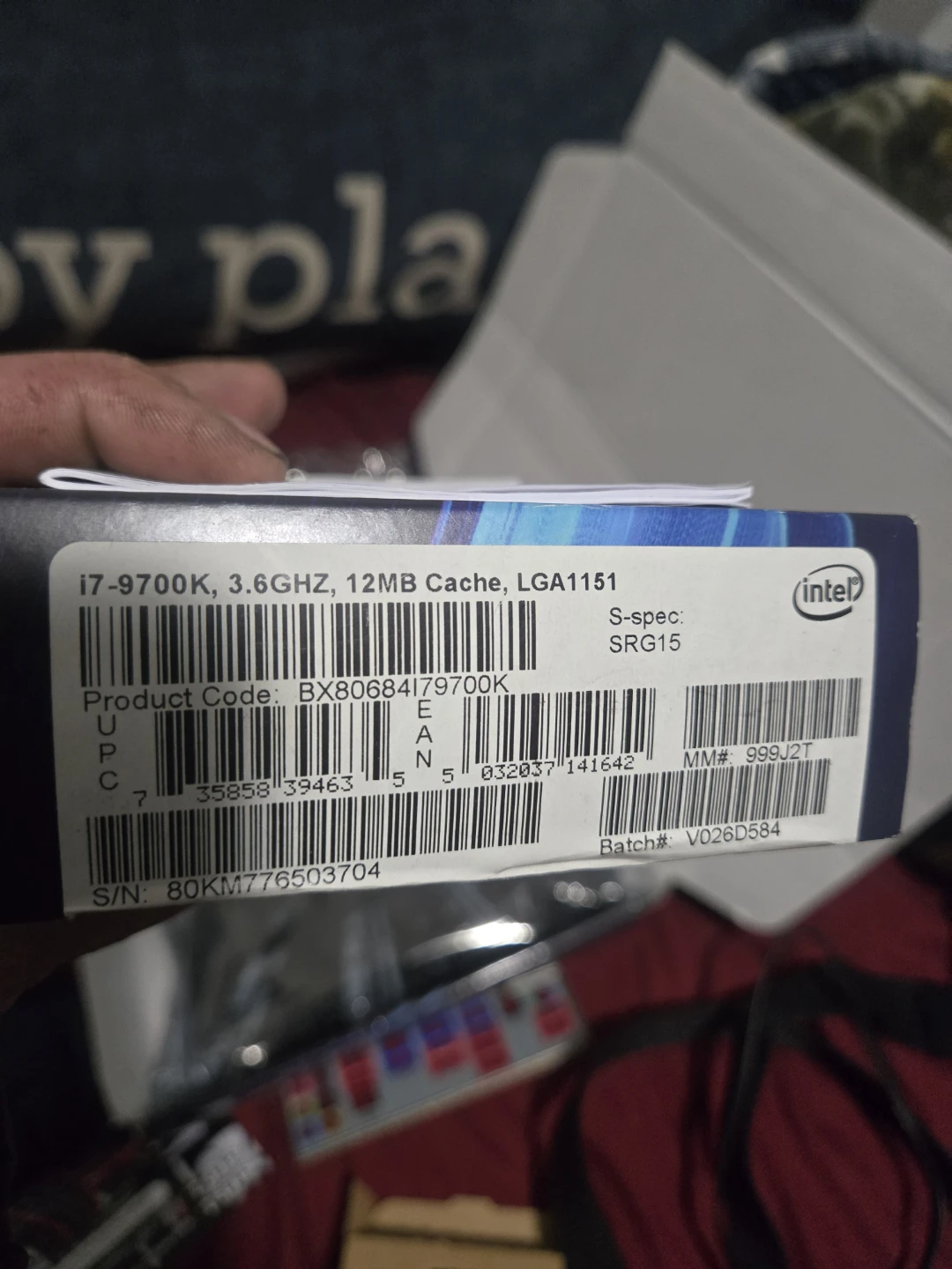 Intel Core i7-9700K CPU Processor