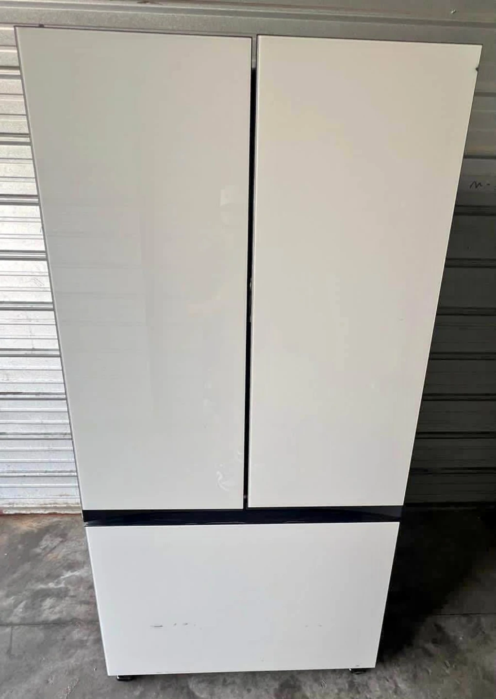 New Samsung Bespoke Refrigerator and induction range set