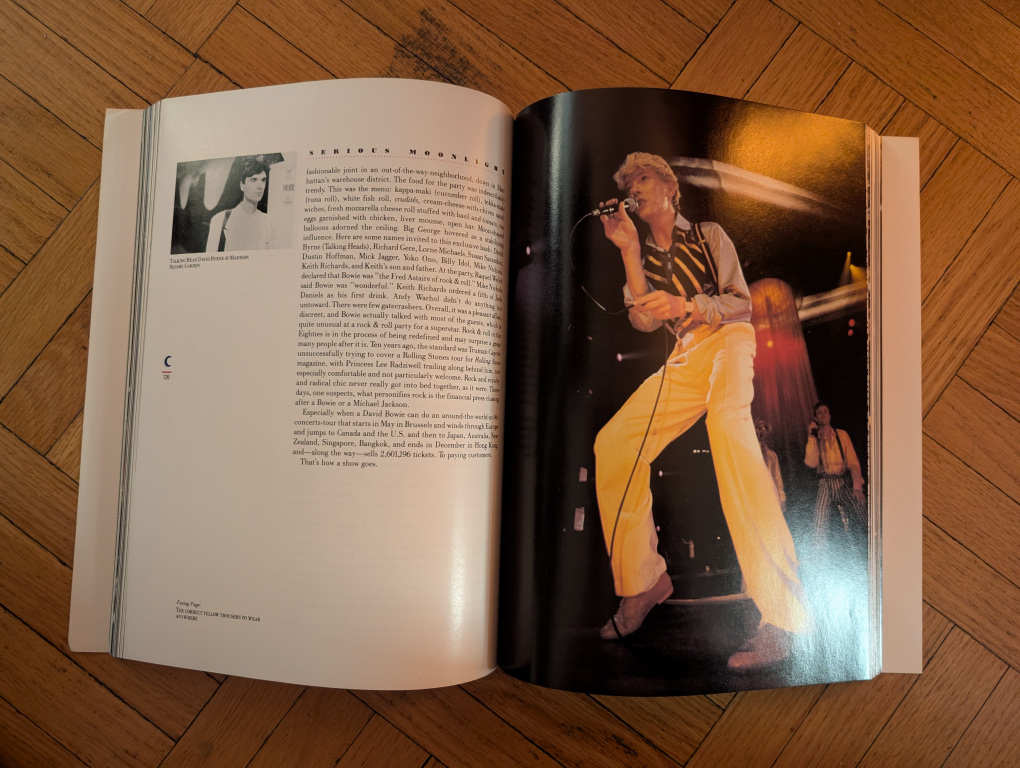 David Bowie's Serious Moonlight Book - photo 3