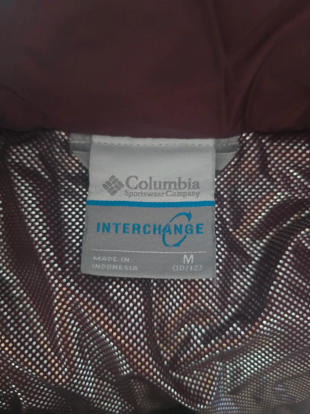 Columbia Interchange Jacket Size M (10/12)