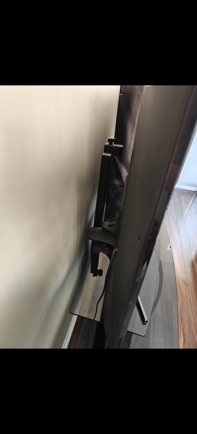 Black Glass TV Stand - photo 2