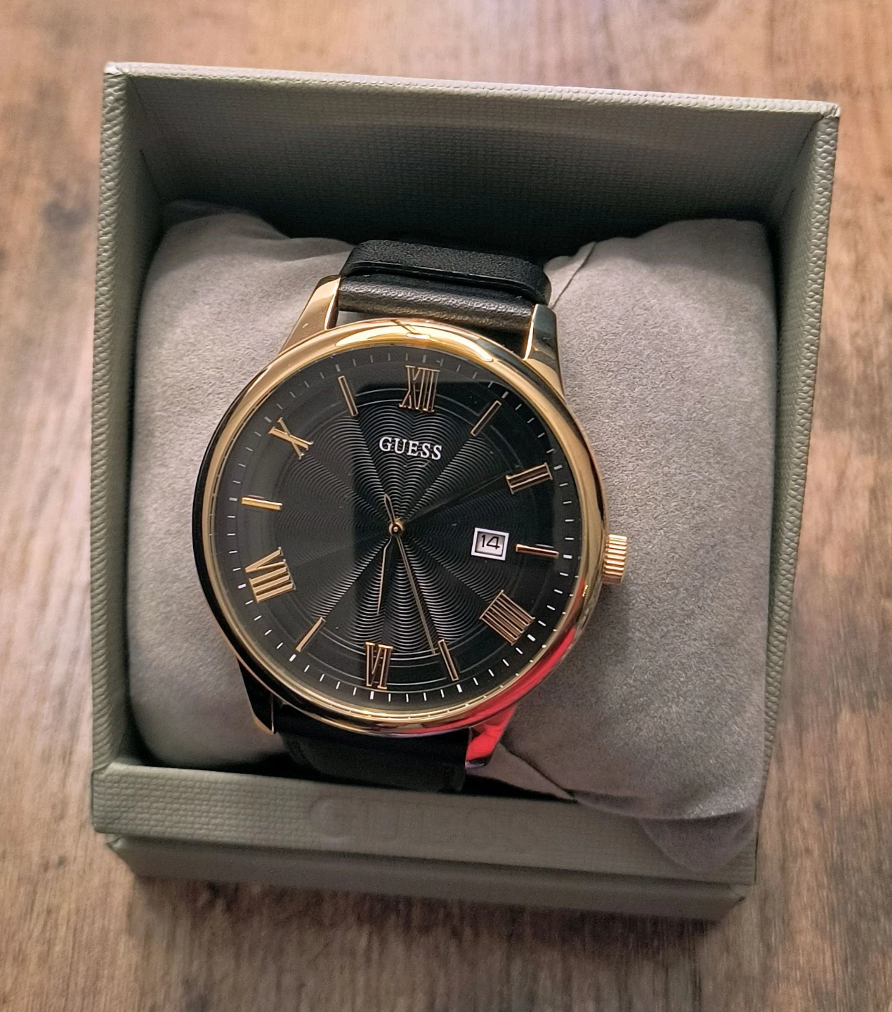 Guess Men's Watch U0972G2 - Black & Gold (Brand New) - photo 2