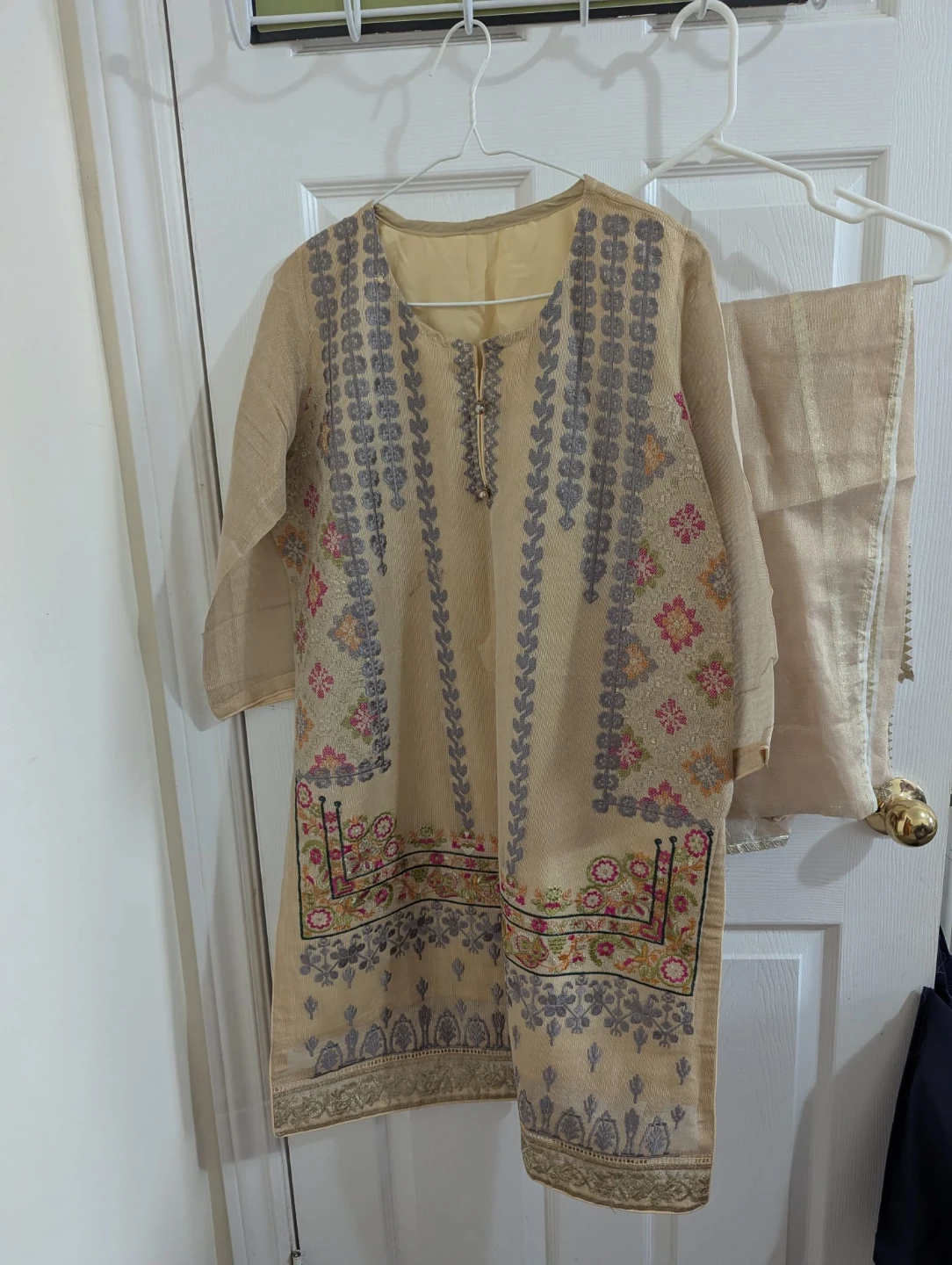 Off-white Embroidered dress - photo 2