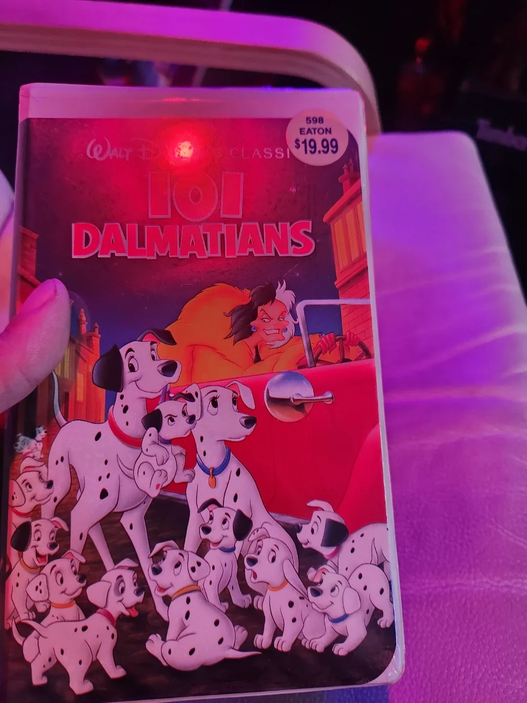 Walt Disney's 101 Dalmatians VHS Tape