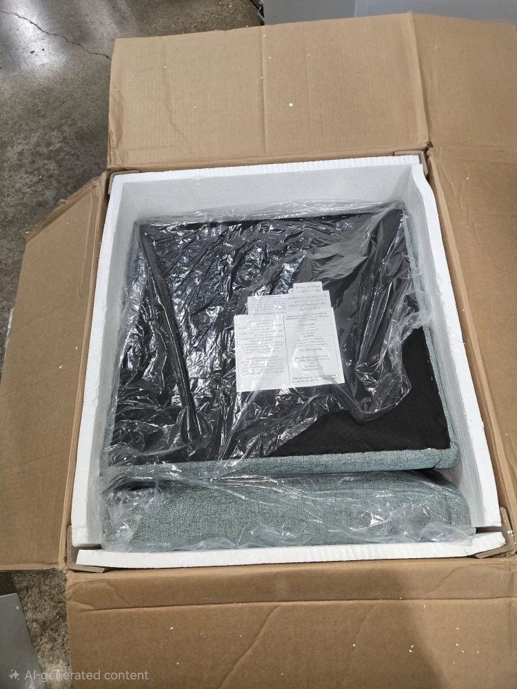 New INK+IVY Boomerang Blue Dining Chair Set of 4 - photo 5