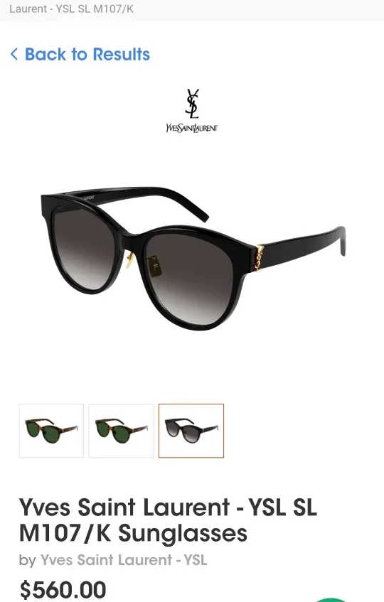 YSL Sunglasses