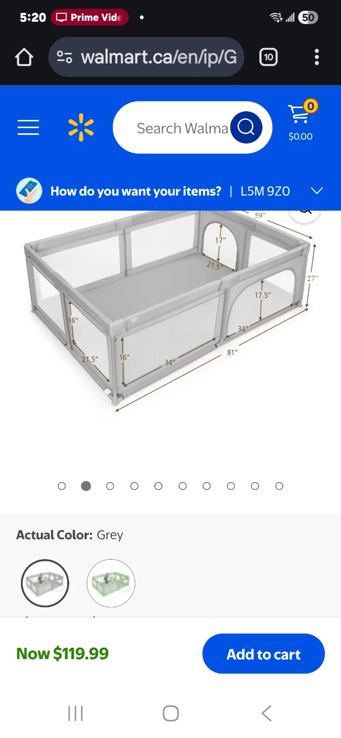 Grey Baby Playpen - photo 2