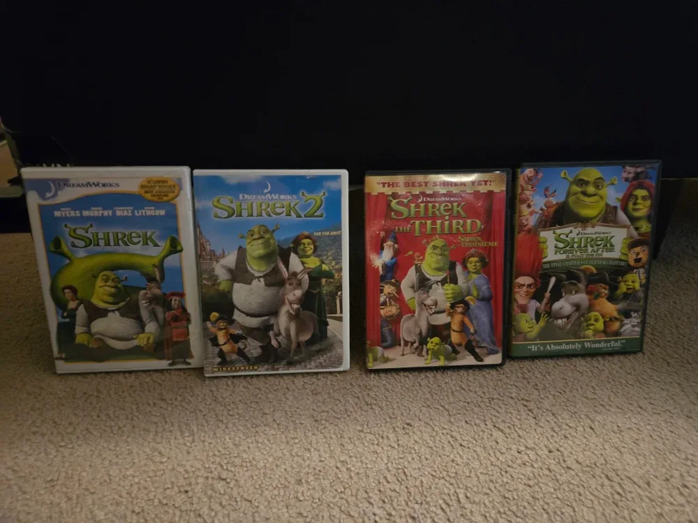 Shrek DVD Collection (1, 2, 3, Forever After)