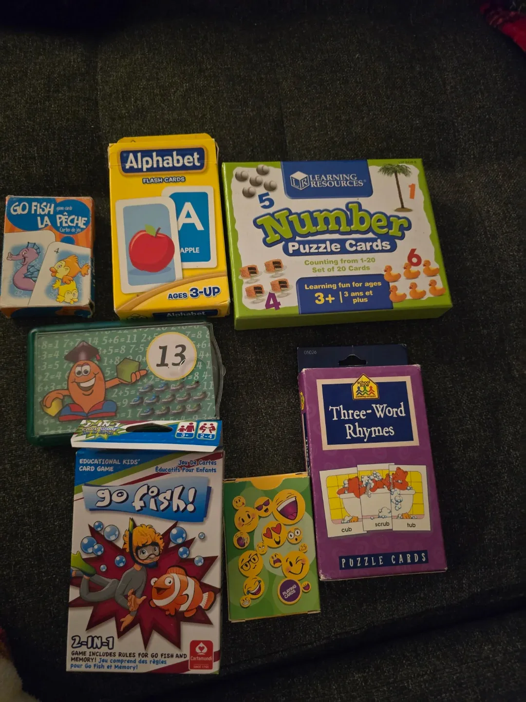 Kids Learning Card Games Bundle