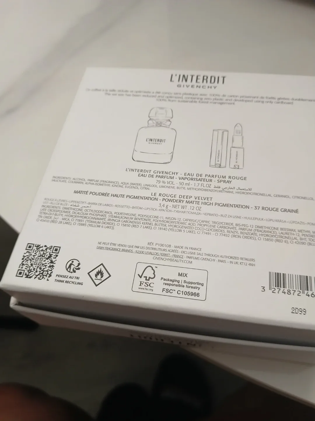 Givenchy L'Interdit Eau de Parfum and Rouge Lipstick image indicator(2)