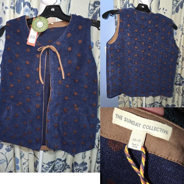 The Sunday Collective Vest Size 12-13