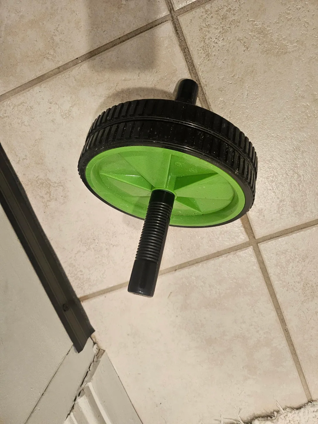 Ab Wheel Roller - Green & Black