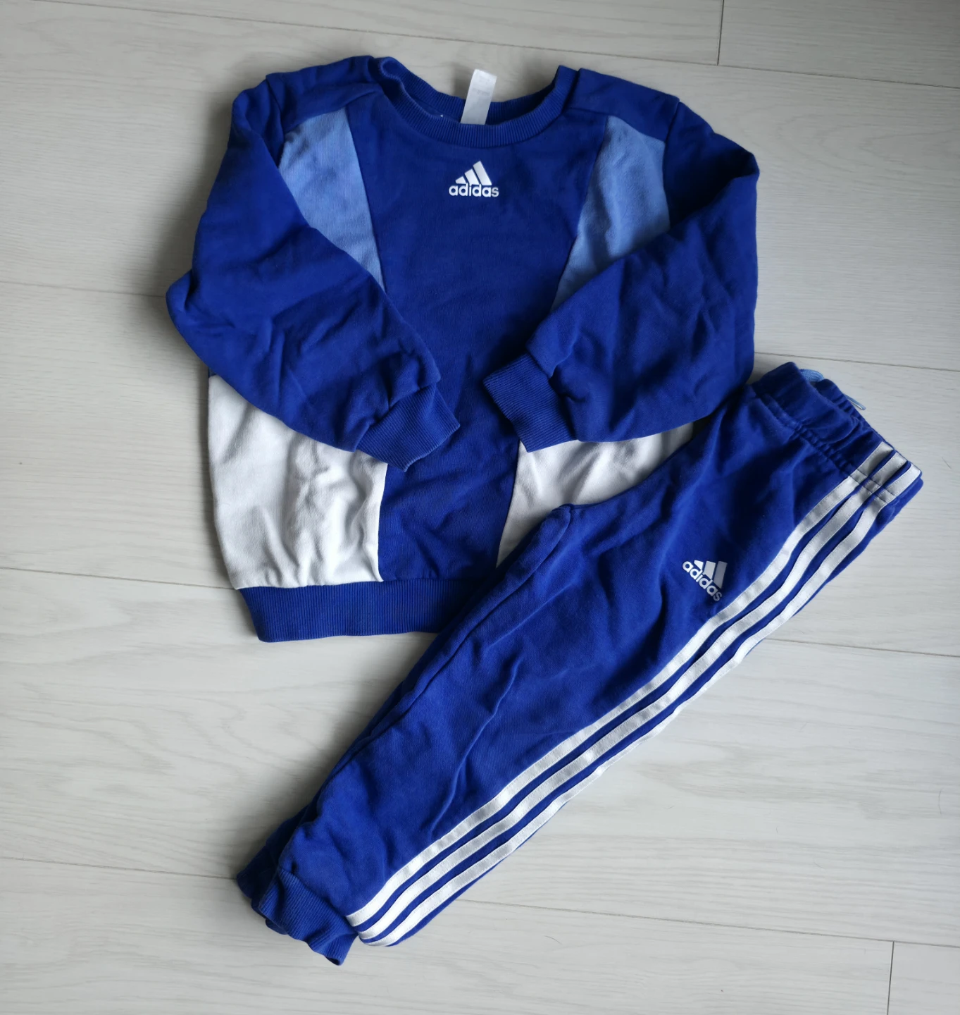 Adidas Kids' Blue Tracksuit Set - Size 3T