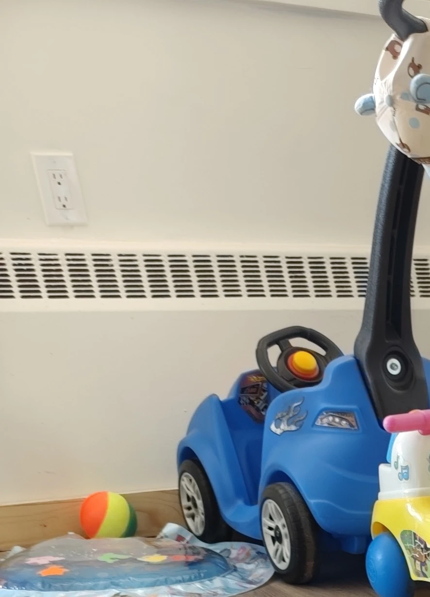 Blue Ride-On Car Toy