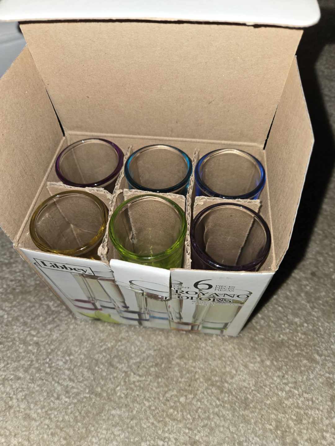 Libbey Troyano Colors Shot Glasses - 6 Piece Set - photo 4