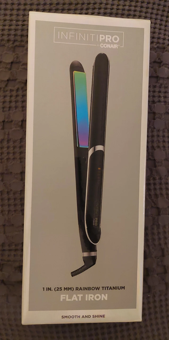 InfinitiPro Rainbow Titanium Flat Iron - New