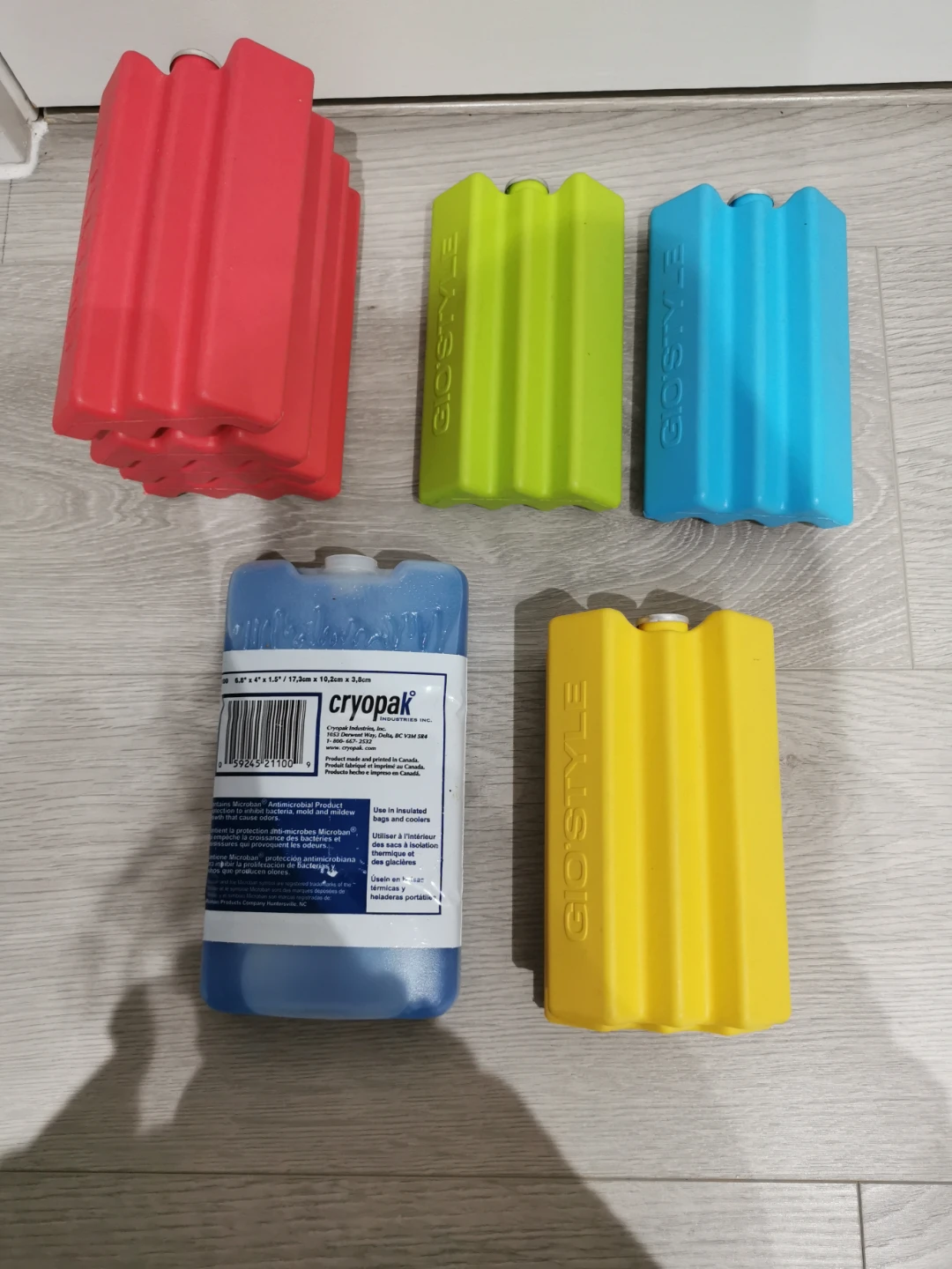 Assorted colour Ice Packs