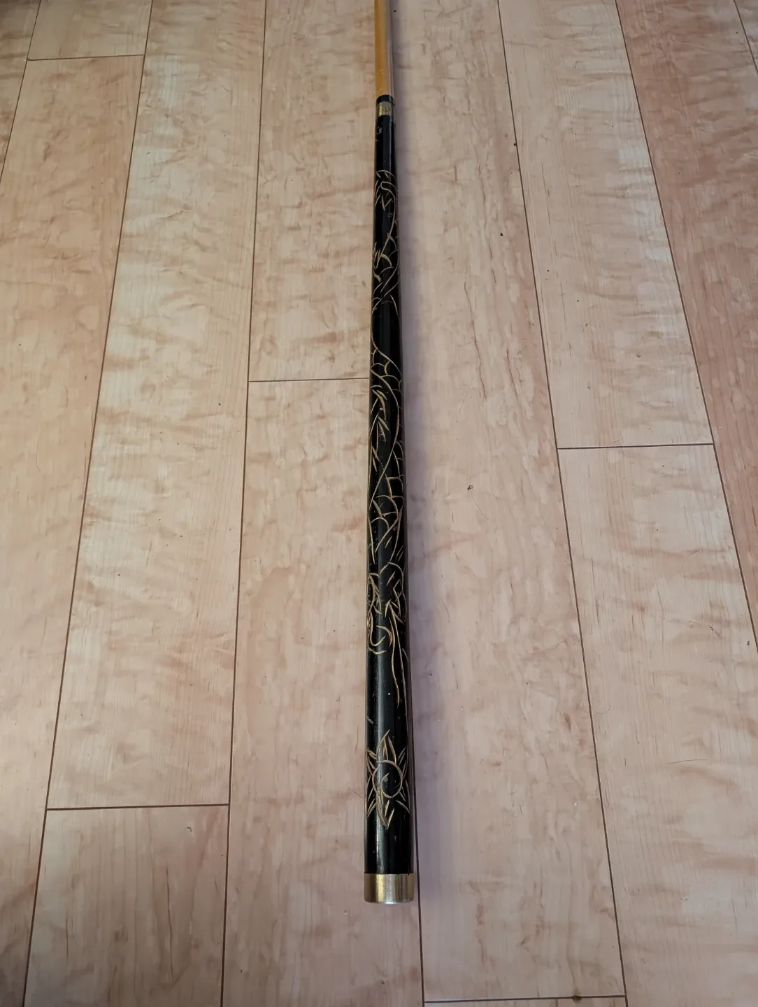 Vintage Black Walking Stick/Pool Cue #Cleanout image indicator(6)