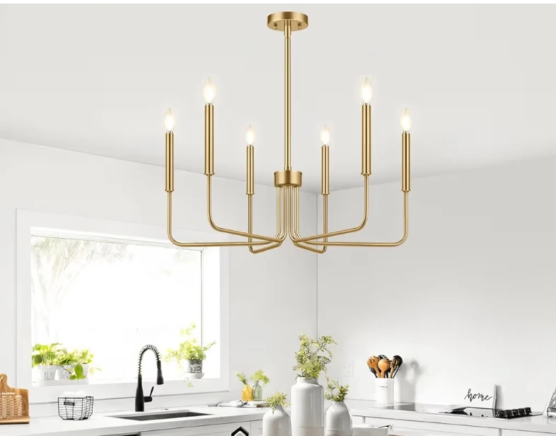 Gold Chandelier - New in Box