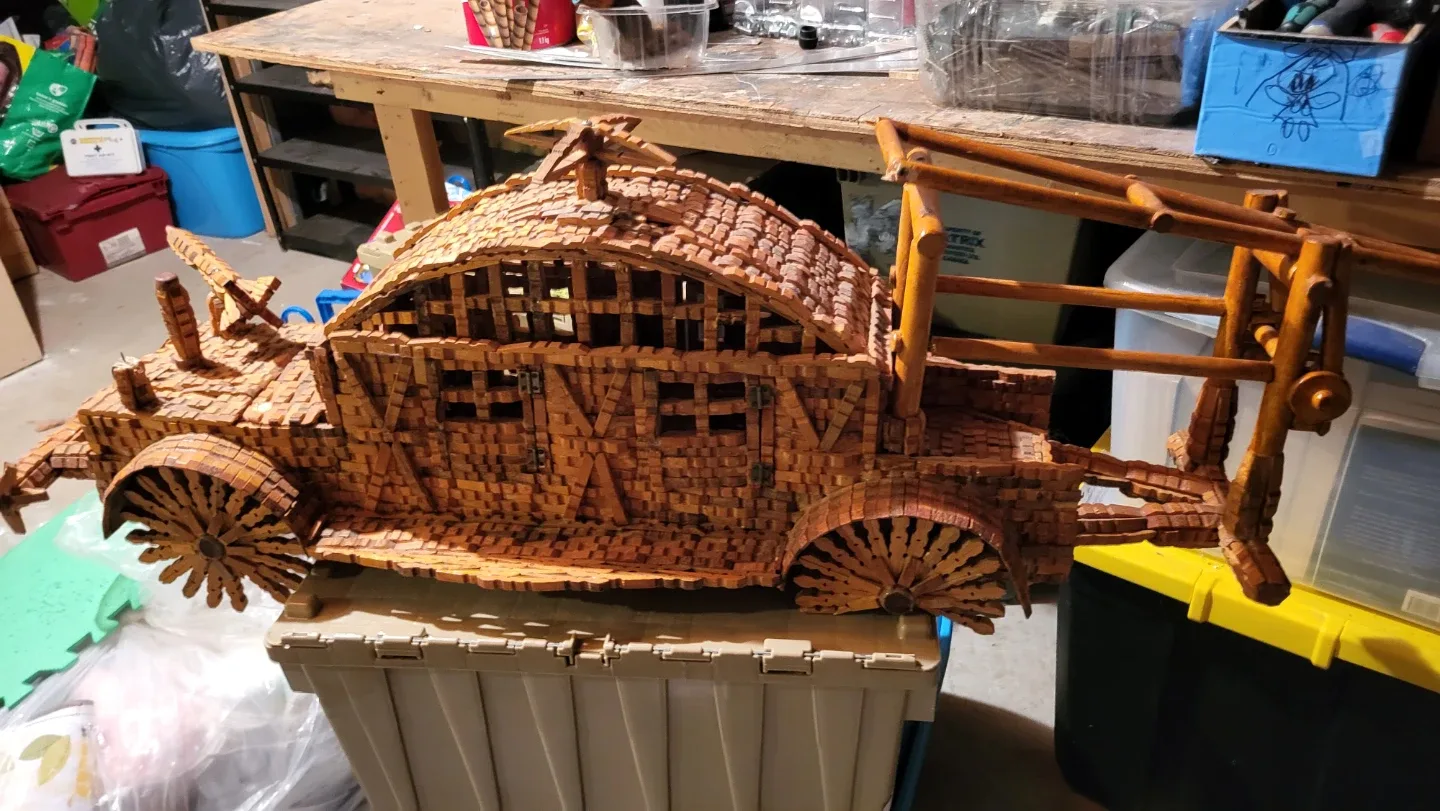 Handmade Wooden Car Model image indicator(5)