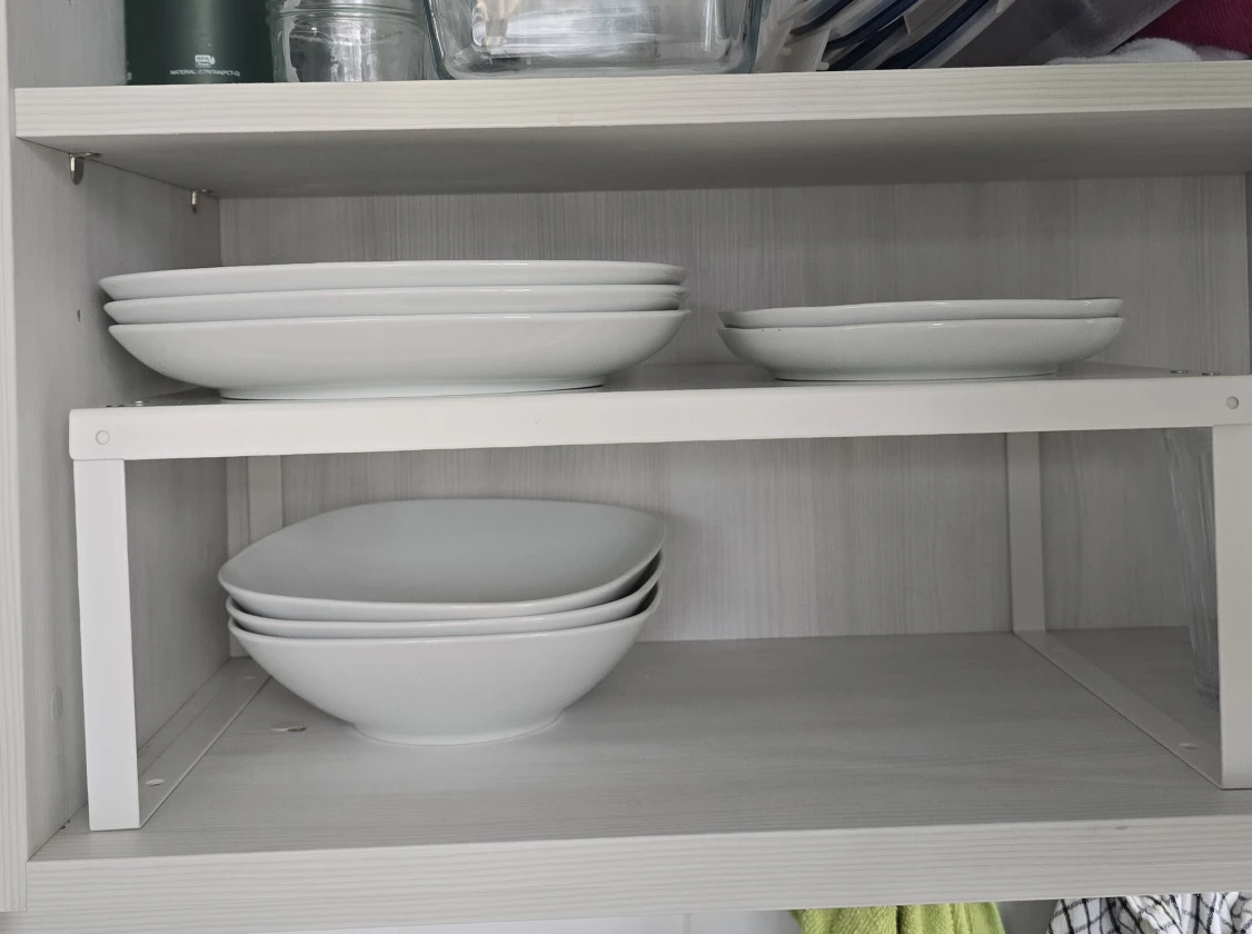 Set of 3 Ikea Variera Shelf Insert - White - photo 3