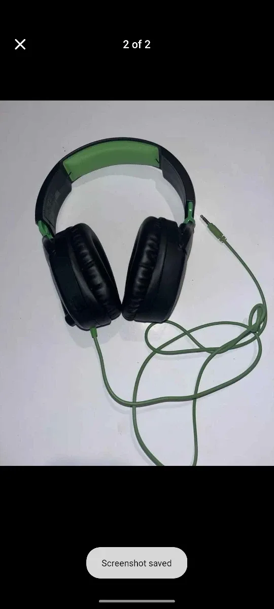 #cleanout Turtle Beach Gaming Headset - Black & Green